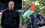 هانسي فليك يهاجم لامين يامال بعد رفعه للعلم الفلسطيني !
