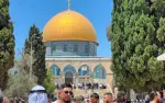صور من من صلاة الجمعة في رحاب الاقصى المبارك،...