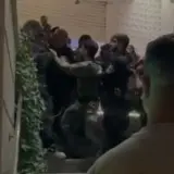 فيديو- الطيبة: شجار خلال حفل زفاف يتحول لفوضى بعد تدخل عنيف للشرطة