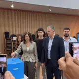 د. مها كركبي صباح تدلي بصوتها مع عائلتها في شفاعمرو  وتنطلق لتشجيع التصويت في البلاد