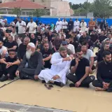 صلاة العيد في المسجد العمري الكبير في اللد 