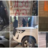 مستوطنون يضرمون النار في منازل ومسجد جنوبي الخليل