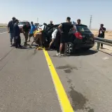 إصابة 5 أشخاص جراء حادث طرق جنوبا على شارع 90