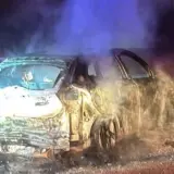 فيديو وصور  - مقتل 3 أشخاص إثر احتراق سيارة قرب باقة الغربية وجت