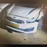 فيديو - اعتقال شاب  من طوبا بعد سرقة مركبة ومطاردة بوليسية انتهت بحادث سير