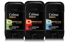 Crema MEN   تفتخر بتقديم: DEFENSE – مجموعة جديدة من مزيلات العرق الجل للرجال حماية تدوم طويلًا ومن دون بقع على الملابس
