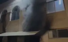 فيديو - مستوطنون يحرقون مسجداً شمال رام الله