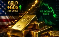 ارتفاع قوي في أسعار الذهب بعد بيانات اقتصادية أمريكية