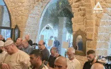 جموع غفيرة من  يافا وسائر البلدات يشيعون جثمان الشيخ سميح طوخي إمام وخطيب مسجد يافا الكبير بعد إصابته بجلطة قلبة مباشرة بعد أداة صلاة الجمعة