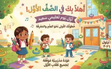 المدارس تفتح أبوابها لاستقبال 2.6 مليون طالب وطالبة، من بينهم 180 ألف طفل يبدأون رحلتهم الأولى في الصف الأول 