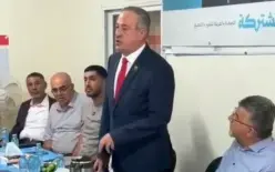 مازن عدوي، رئيس مجلس طرعان المحلي، يعلن دعمه للقائمة المشتركة