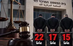 *بعد مرور  أعوام على الجريمة.. المحكمة المركزية في اللد تصدر أحكاماً بالسجن بين 15 و22...