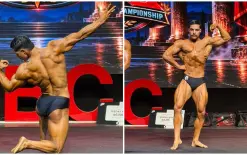 ابن البعنة ناصر أحمد خطيب يتربع على عرش كمال الأجسام ويحصد لقب بطل البلاد