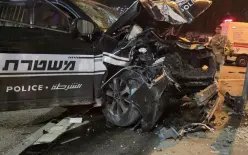 صور- حيفا: إصابة شرطية بجراح خطيرة وشرطي بمتوسطة في حادث طرق خلال مطاردة