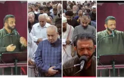 الشيخ حسني لحام من باقة الغربية يلقي خطبة الجمعة في المركز الإسلامي بمدينة ديترويت...