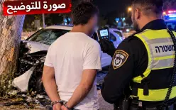 طبريا | سائق يصطدم بشجرة والشرطة تكشف نسبة كحول صادمة في جسمه!