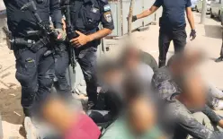 حملة أمنية في القدس: اعتقال 10 عمال فلسطينيين بدون تصاريح داخل موقع بناء في 