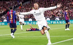 ماذا قال مبابي بعد تسجيل هدفه الـ100 بقميص ريال مدريد؟