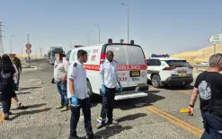 إصابات جراء حادث طرق مروع بين عدة سيارات في النقب 