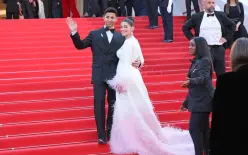 ليلى زاهر تكشف جنس جنينها في افتتاح CANNES