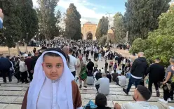 140 ألف مصل  في المسجد الأقصى المبارك. نهاركم سعيد 