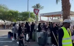 ضغط في المعابر البرية...