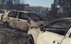 معبر نهر الأردن فيديو مرعب: السيطرة على الحريق بشكل مطلق..كم سيارة تضررت!؟