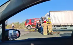 اصابتان خطيرتان بحادث طرق مروع على شارع 6 قرب باقة الغربية 