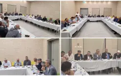بدء جلسة لجنة المتابعة العليا للجماهير العربية في مدينة رهط، بمشاركة لجنة...