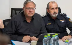 بن غفير من موقع العملية في 