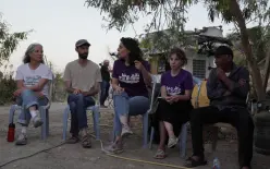 خيمة تضامن وحضور ميداني في خان الأحمر| 