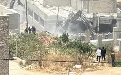  هدم 20 منزلا في برطعة يذريعة البناء بدون ترخيص