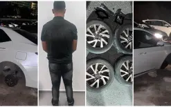اعتقال شاب من النقب بشبهة تفكيك وسرقة عجلات سيارات نزلاء فنادق في منطقة البحر...