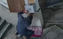 صدمة وغضب في دبورية: سرقة مسجد عمر بن الخطاب في وضح النهار  وتوثيق الحادثة بالكاميرات