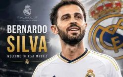 ريال مدريد يعلن رسميًا تعاقده مع برناردو سيلفا  حتى صيف 2028