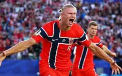 أهداف هالاند في كأس العالم تسبب هزات أرضية في النرويج