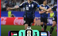 الأردن يودع كأس العالم بخسارة ثالثة أمام الأرجنتين