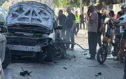 المصاب في انفجار السيارة في يافا هو ابن الضحية البالغ من العمر ست سنوات. حالته...