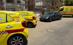 سقوط عامل من ارتفاع شاهق في نتانيا وحالته خطيرة