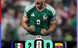 منتخب المكسيك يهزم الإكوادور ويتأهل إلى دور الـ16 في كأس العالم  