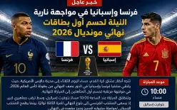 فرنسا وإسبانيا في مواجهة نارية الليلة لحسم أول بطاقات نهائي مونديال 2026