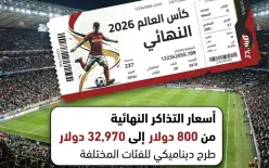 ثمن تذكرة النهائي لكأس العالم وصل حد الجنون