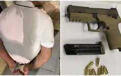 فيديو من طرعان - اعتقال مشتبه بإطلاق نار في حفل زفاف وضبط السلاح