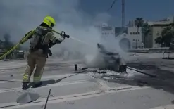 فيديو من برديس حنا: حريق في مطعم دون إصابات
