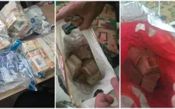 شاهدوا - ضبط 2.5 مليون شيكل نقدًا وشيكات داخل منزل بالمغار