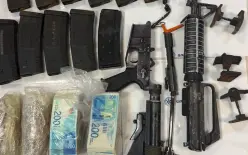 نابلس - ضبط M16 وذخائر وأكثر من 100 الف شيكل واعتقال مشتبهين 