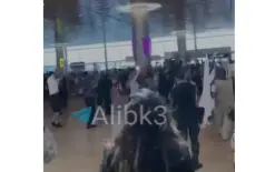شاهدوا - مطار بن غوريون يتحول إلى قاعة رقص بعد إغلاقه وإيقاف عمليات هبوط الطائرات