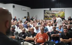 مخطط المصادرة يطرق الأبواب».. اجتماع حاشد لمزارعي الطيبة ودعوات للتكتل وحماية السهل