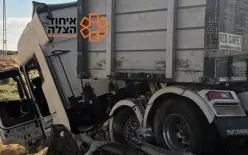 شارع 40: إصابة متوسطة لسائق شاحنة إثر حادث ذاتي