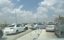 شاهدوا - اختناقات مرورية حادة على معبر الجلمة للخارجين من جنين